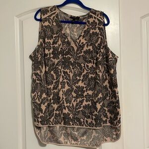 Lane Bryant Pink and Black Camisole Polyester, Excellent size 22